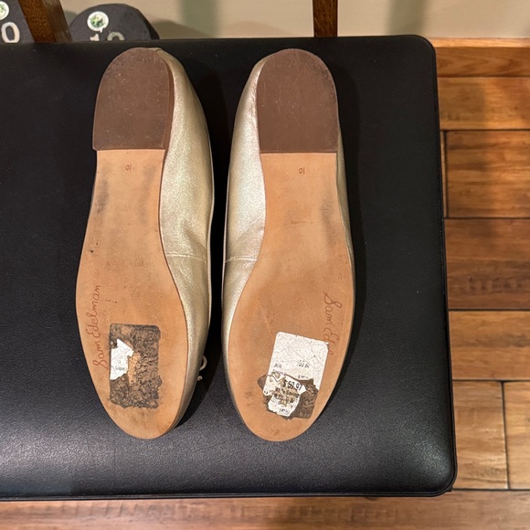 Sam Edelman Metallic Gold Flats - Picture 4 of 4